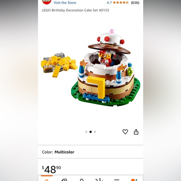 Retired, new LEGO® Iconic Birthday Table Decoration - Picture 6 of 11